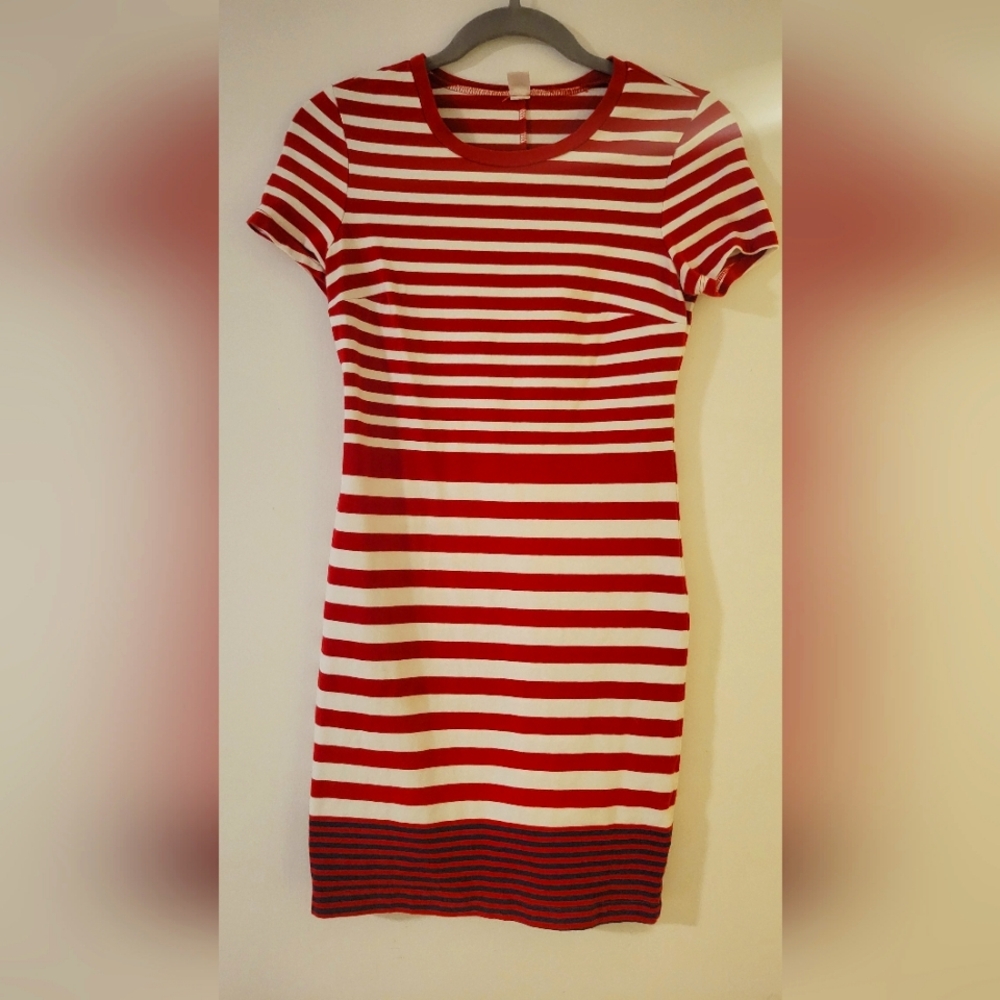Red, white and blue dress